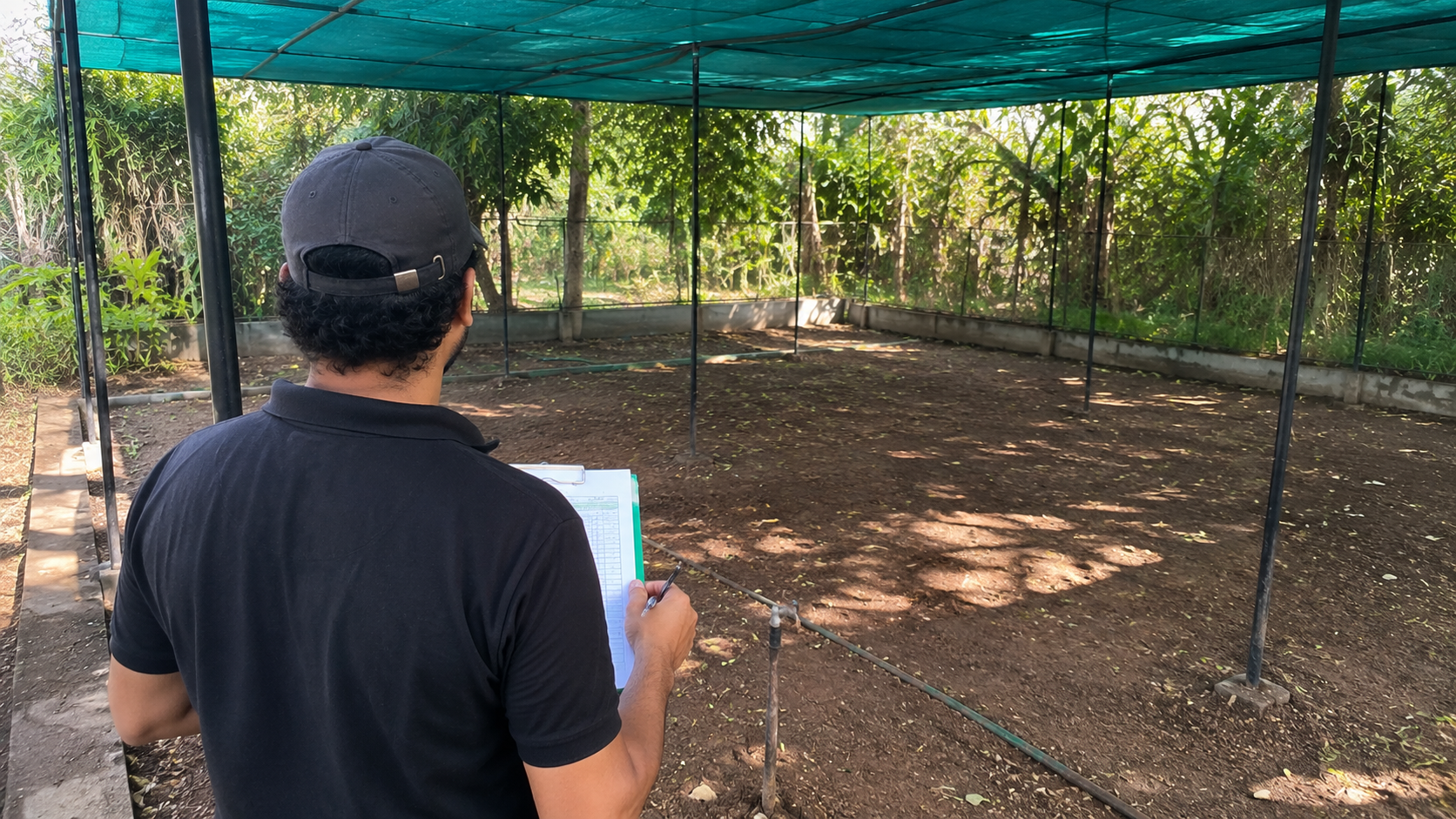 Neo Krishi team conducting site assessment